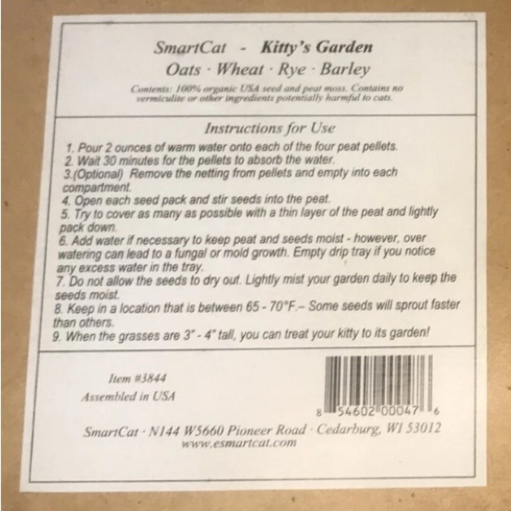 Kitty Garden Wooden Box Planter Pioneer Pets Products - Picture 8 of 8